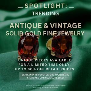 Vintage Estate & Antique Fine Jewelry Sale! Solid Gold 10k 14k 18k Fast Shipping